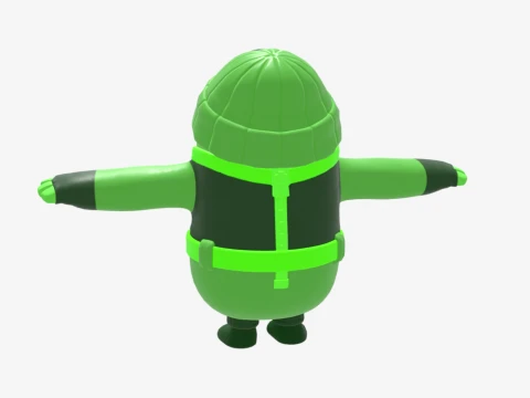 The Final Peel Fall Guy - Fortnite 3D Model