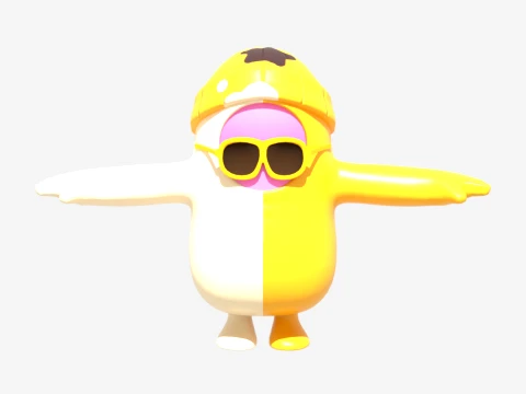 Peely Bone Fall Guy - Fortnite Modello 3D