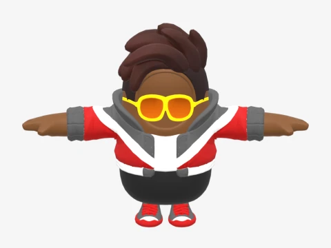 Kofi Graves Fall Guy - Fortnite 3D Model