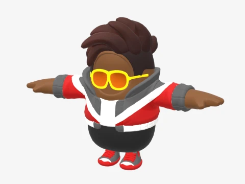 Kofi Graves Fall Guy - Fortnite 3D Model