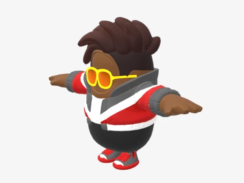 Kofi Graves Fall Guy - Fortnite 3D Model