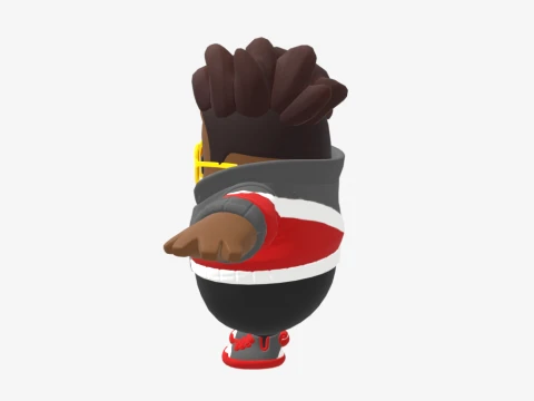 Kofi Graves Fall Guy - Fortnite 3D Model