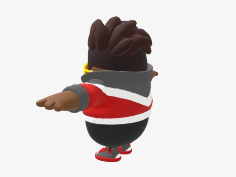 Kofi Graves Fall Guy - Fortnite 3D Model