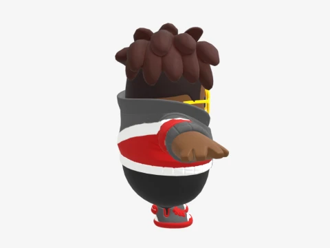 Kofi Graves Fall Guy - Fortnite 3D Model