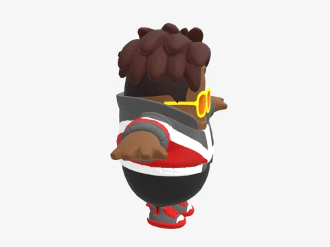 Kofi Graves Fall Guy - Fortnite 3D Model