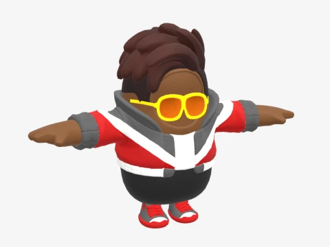 Kofi Graves Fall Guy - Fortnite 3D Model