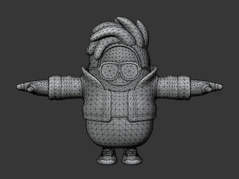 Kofi Graves Fall Guy - Fortnite 3D Model
