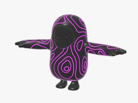 Pulse Fall Guy - Fortnite 3D Model