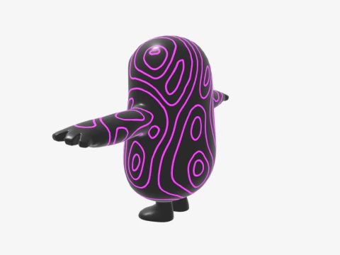 Pulse Fall Guy - Fortnite 3D Model