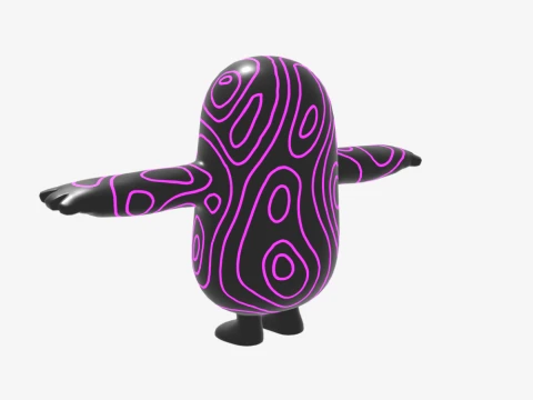 Pulse Fall Guy - Fortnite 3D Model