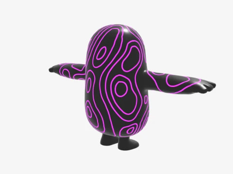 Pulse Fall Guy - Fortnite 3D Model