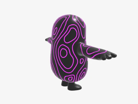 Pulse Fall Guy - Fortnite 3D Model