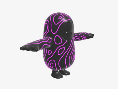 Pulse Fall Guy - Fortnite 3D Model