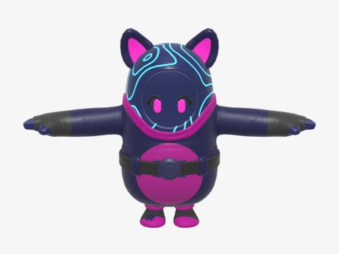 Bunnywolf Fall Guy - Fortnite 3D Model