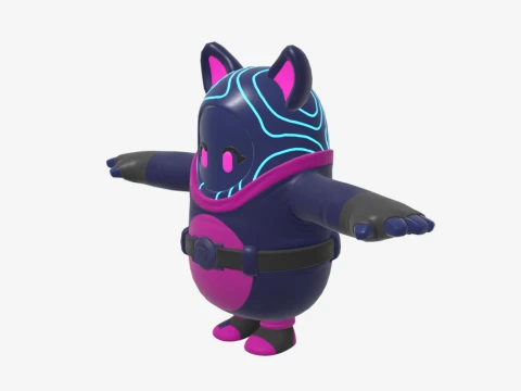 Bunnywolf Fall Guy - Fortnite 3D Model