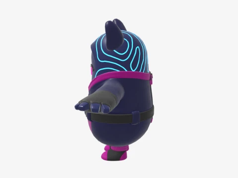 Bunnywolf Fall Guy - Fortnite 3D Model