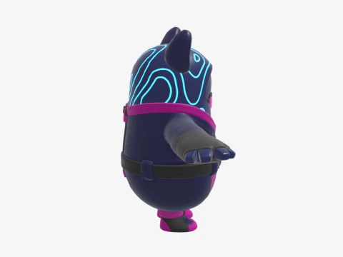 Bunnywolf Fall Guy - Fortnite 3D Model