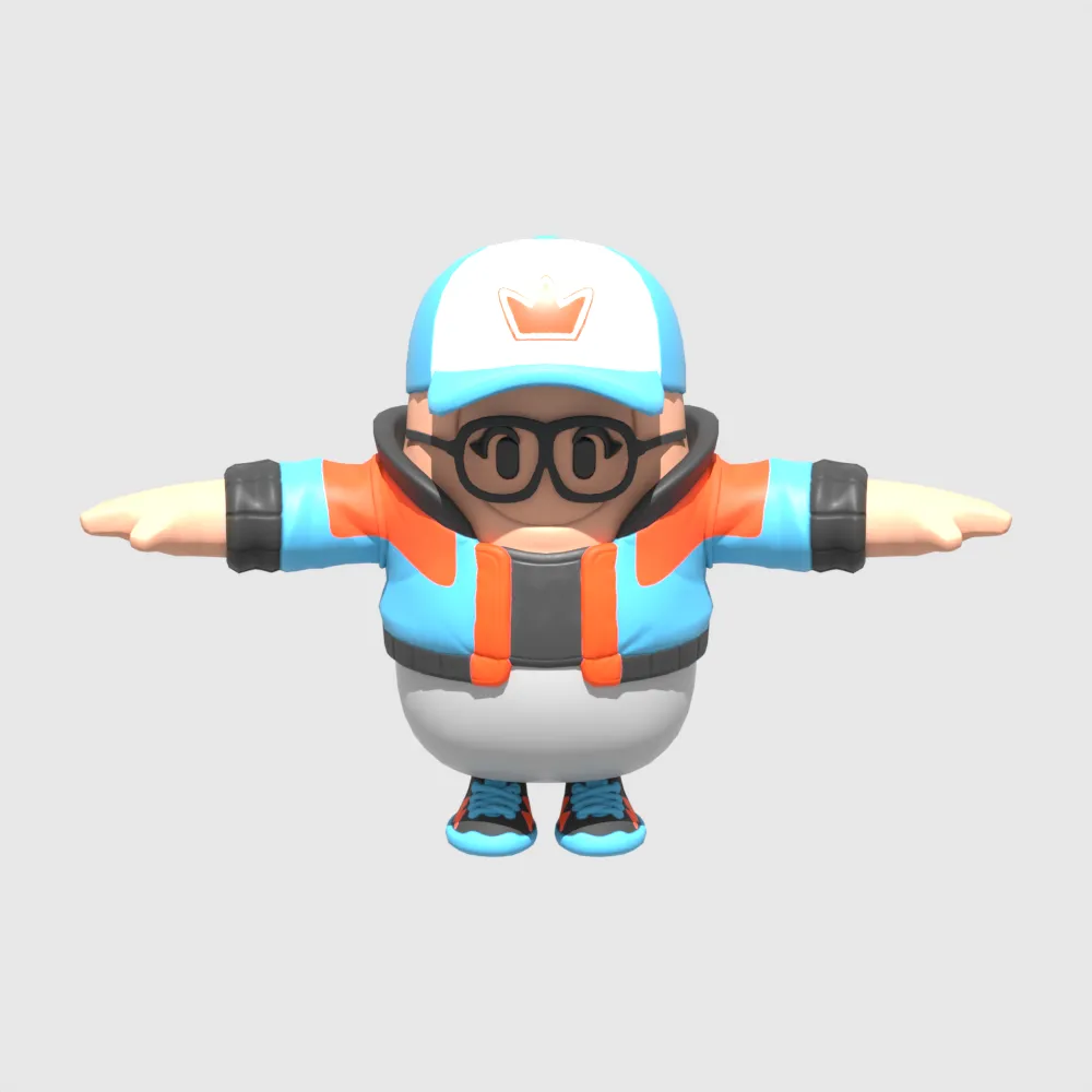 Lynx Fall Guy - Fortnite 3D Model .c4d .max .obj .3ds .fbx .stl .blend 