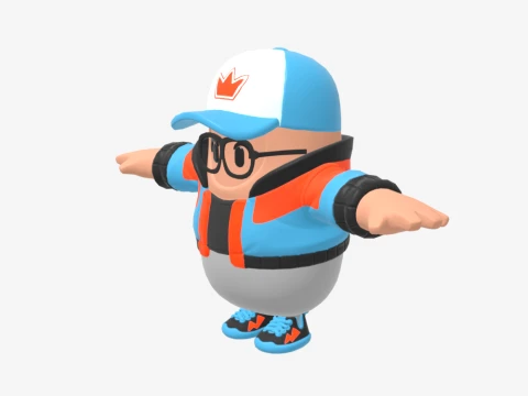 Lynx Fall Guy - Fortnite 3D Model