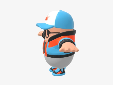 Lynx Fall Guy - Fortnite 3D Model