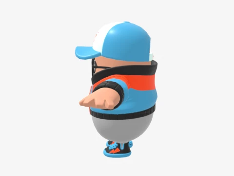 Lynx Fall Guy - Fortnite 3D Model