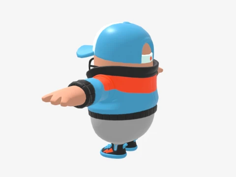 Lynx Fall Guy - Fortnite 3D Model
