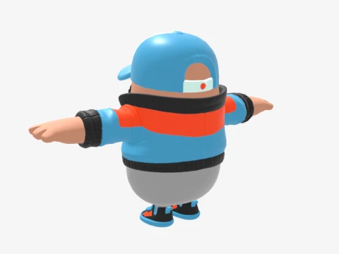 Lynx Fall Guy - Fortnite 3D Model