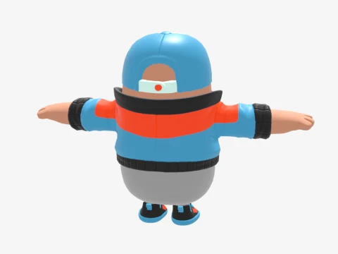 Lynx Fall Guy - Fortnite 3D Model