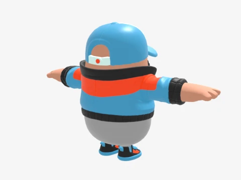 Lynx Fall Guy - Fortnite 3D Model