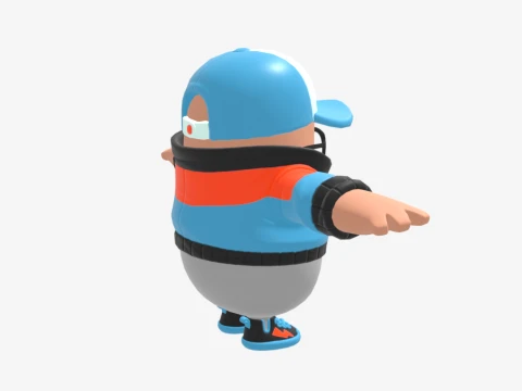 Lynx Fall Guy - Fortnite 3D Model