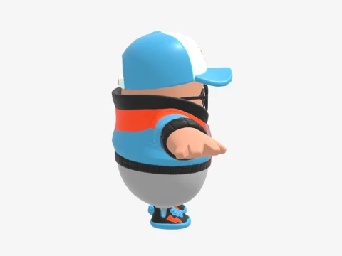 Lynx Fall Guy - Fortnite 3D Model