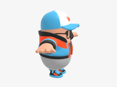Lynx Fall Guy - Fortnite 3D Model