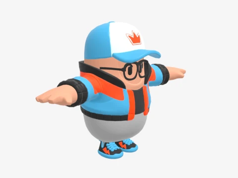 Lynx Fall Guy - Fortnite 3D Model