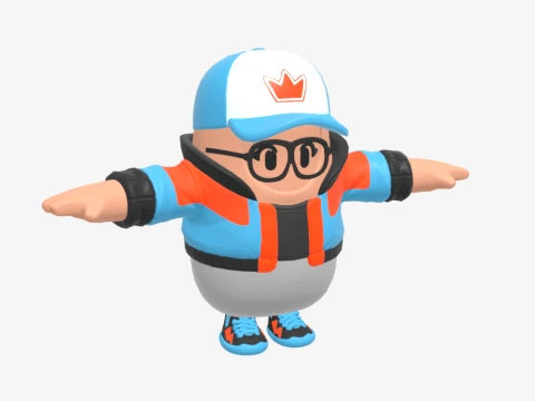 Lynx Fall Guy - Fortnite 3D Model