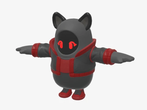 Panther Fall Guy - Fortnite 3D Model