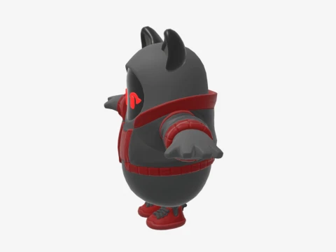 Panther Fall Guy - Fortnite 3D Model