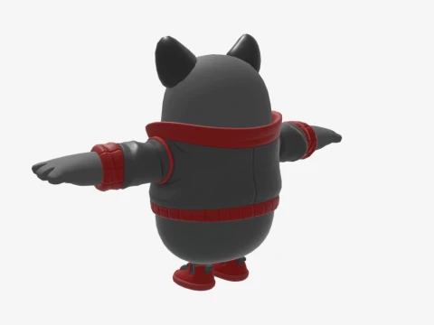 Panther Fall Guy - Fortnite 3D Model