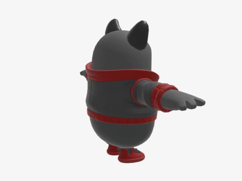 Panther Fall Guy - Fortnite 3D Model
