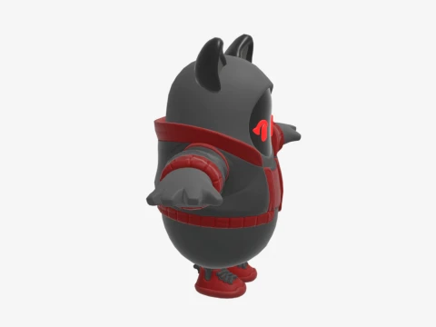 Panther Fall Guy - Fortnite 3D Model