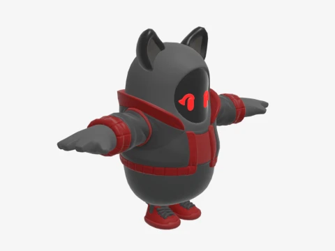 Panther Fall Guy - Fortnite 3D Model