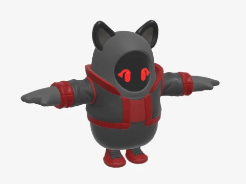Panther Fall Guy - Fortnite 3D Model