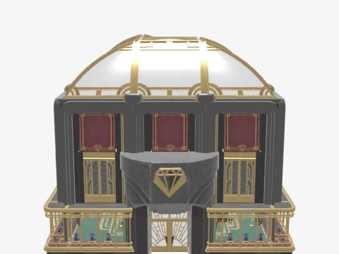 Art Deco Jewelry Store A - Fortnite 3D Model