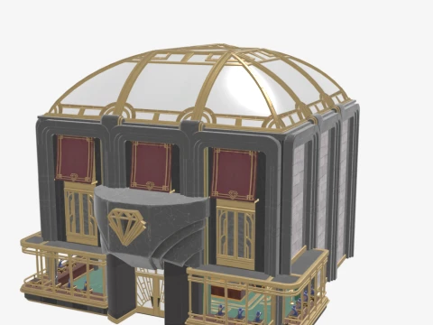 Art Deco Jewelry Store A - Fortnite 3D Model