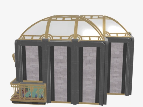 Art Deco Jewelry Store A - Fortnite 3D Model