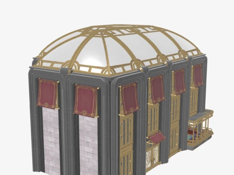 Art Deco Jewelry Store A - Fortnite 3D Model