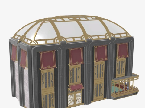 Art Deco Jewelry Store A - Fortnite 3D Model