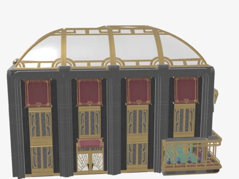 Art Deco Jewelry Store A - Fortnite 3D Model