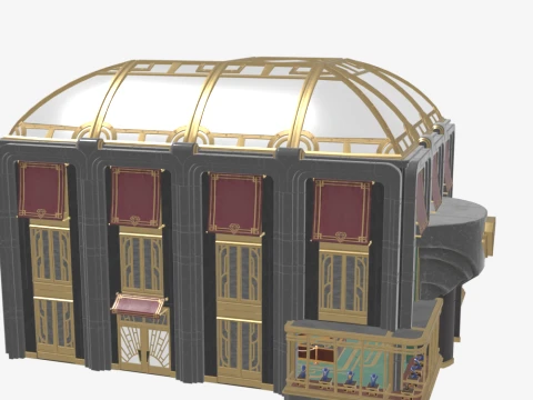 Art Deco Jewelry Store A - Fortnite 3D Model