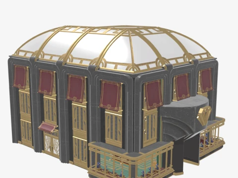 Art Deco Jewelry Store A - Fortnite 3D Model