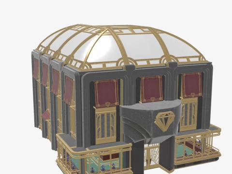 Art Deco Jewelry Store A - Fortnite 3D Model